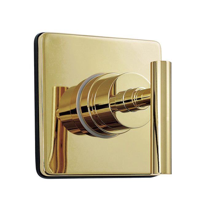 Kingston Sona KS3042CML - Manhattan Single-Handle Three-Way Diverter Valve with Square Trim Kit, Polished Brass