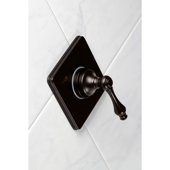 Kingston Heirloom KS3045AL - Restoration Single-Handle Three-Way Diverter Valve with Square Trim Kit, Oil Rubbed Bronze
