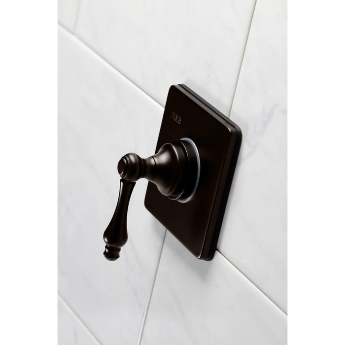 Kingston Heirloom KS3045AL - Restoration Single-Handle Three-Way Diverter Valve with Square Trim Kit, Oil Rubbed Bronze
