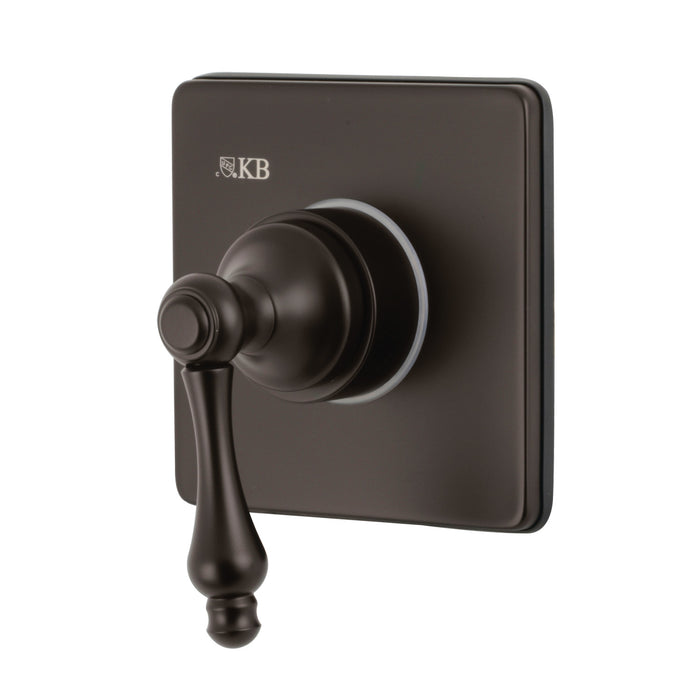 Kingston Heirloom KS3045AL - Restoration Single-Handle Three-Way Diverter Valve with Square Trim Kit, Oil Rubbed Bronze