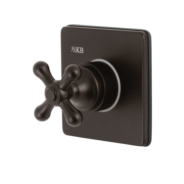 Kingston Heirloom KS3045AX - Restoration Single-Handle Three-Way Diverter Valve with Square Trim Kit, Oil Rubbed Bronze