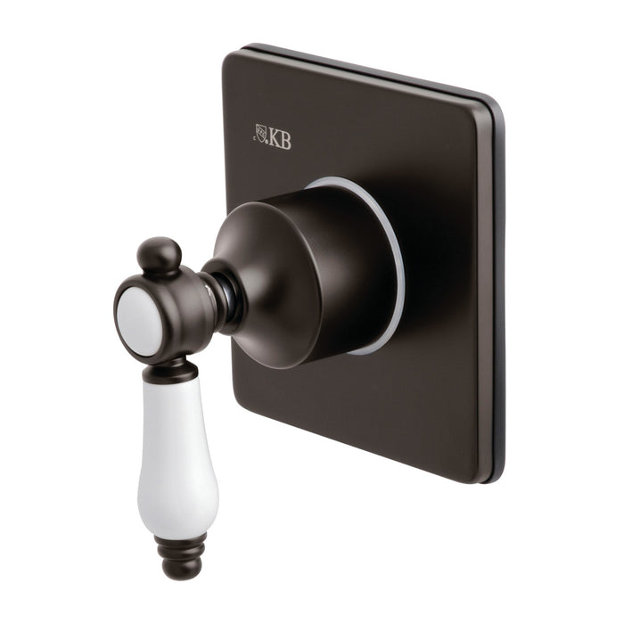 Kingston Heirloom KS3045BPL - Bel-Air Single-Handle Three-Way Diverter Valve with Square Trim Kit, Oil Rubbed Bronze