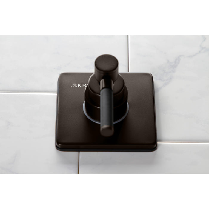 Kingston Sona KS3045DKL - Kaiser Single-Handle Three-Way Diverter Valve with Square Trim Kit, Oil Rubbed Bronze