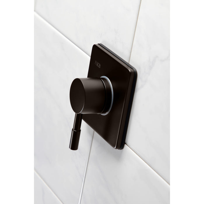 Kingston Sona KS3045DL - Concord Single-Handle Three-Way Diverter Valve with Square Trim Kit, Oil Rubbed Bronze
