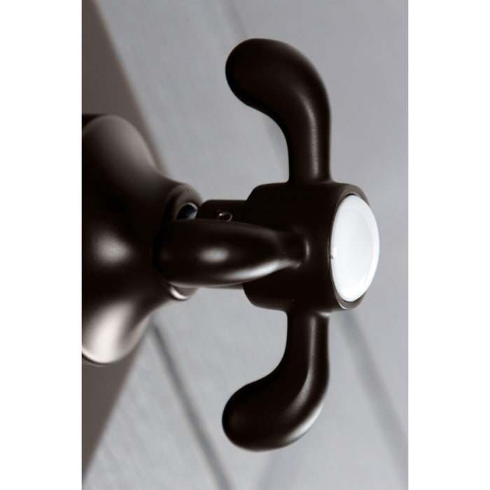 Kingston Heirloom KS3045TX - French Country Single-Handle Three-Way Diverter Valve with Square Trim Kit, Oil Rubbed Bronze