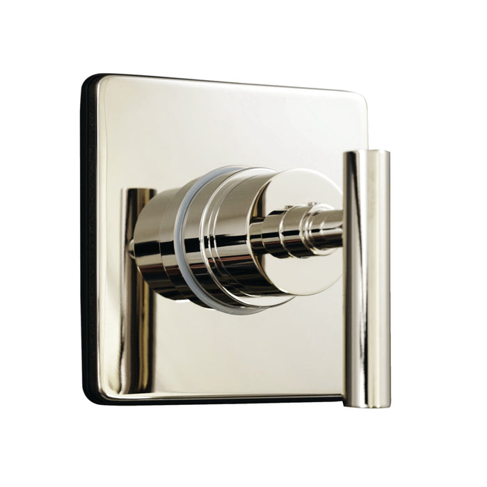 Kingston Sona KS3046CML - Manhattan Single-Handle Three-Way Diverter Valve with Square Trim Kit, Polished Nickel