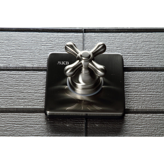 Kingston Heirloom KS3048AX - Restoration Single-Handle Three-Way Diverter Valve with Square Trim Kit, Brushed Nickel