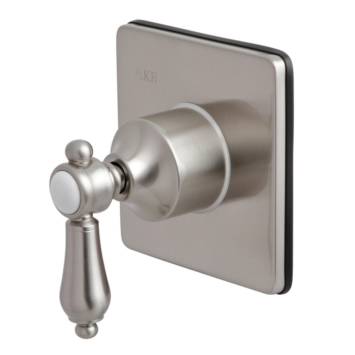 Kingston Heirloom KS3048BAL - Heirloom Single-Handle Three-Way Diverter Valve with Square Trim Kit, Brushed Nickel