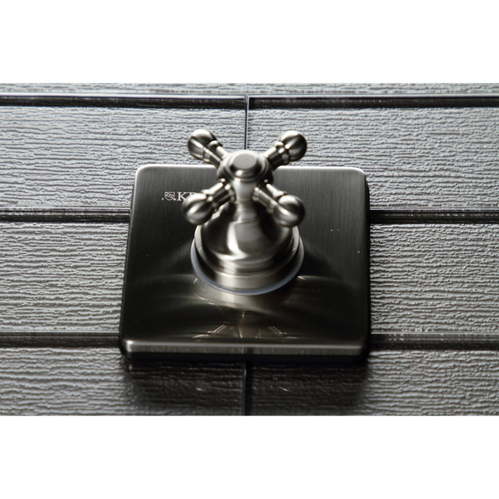 Kingston Heirloom KS3048BX - Metropolitan Single-Handle Three-Way Diverter Valve with Square Trim Kit, Brushed Nickel