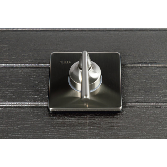 Kingston Tulare KS3048ZL - Silver Sage Single-Handle Three-Way Diverter Valve with Square Trim Kit, Brushed Nickel