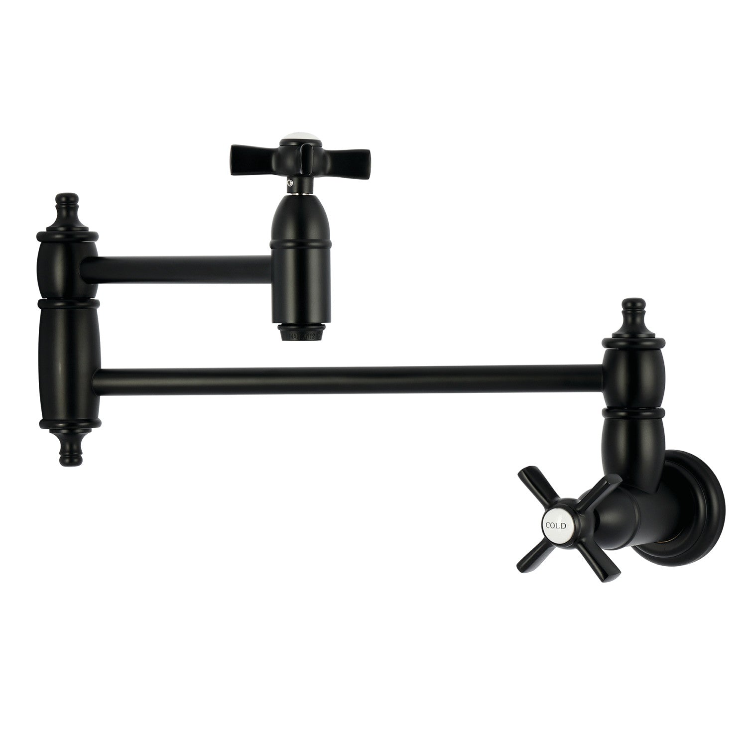 Kingston Tulare KS3100ZX - Millennium Two-Handle 1-Hole Wall Mount