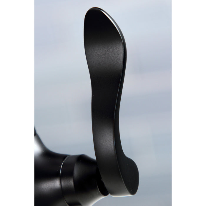 Kingston Tulare KS3190NFL - NuWave French Single-Handle 1-Hole Deck Mount Water Filtration Faucet, Matte Black