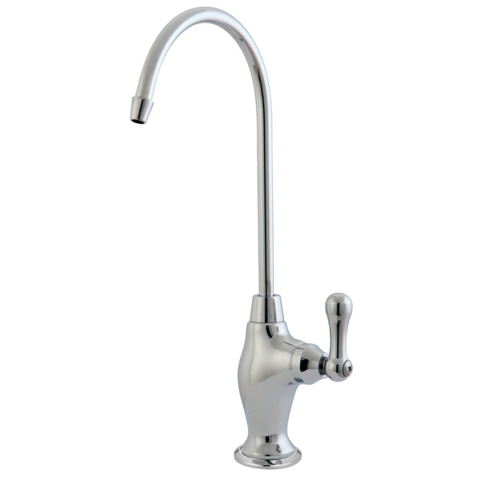 Kingston Heirloom KS3191AL - Restoration Single-Handle 1-Hole Deck Mount Water Filtration Faucet, Polished Chrome