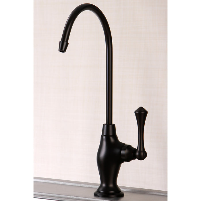 Kingston Tulare KS3195BL - Vintage Single-Handle 1-Hole Deck Mount Water Filtration Faucet, Oil Rubbed Bronze