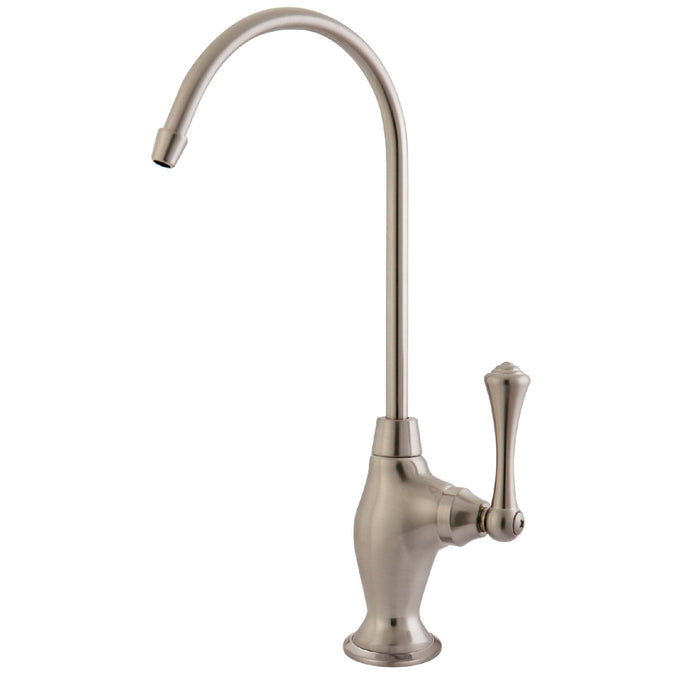 Kingston Tulare KS3198BL - Vintage Single-Handle 1-Hole Deck Mount Water Filtration Faucet, Brushed Nickel