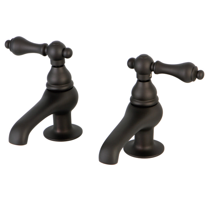 Kingston Heirloom KS3205AL - Restoration Two-Handle Deck Mount Basin Tap Faucet, Oil Rubbed Bronze