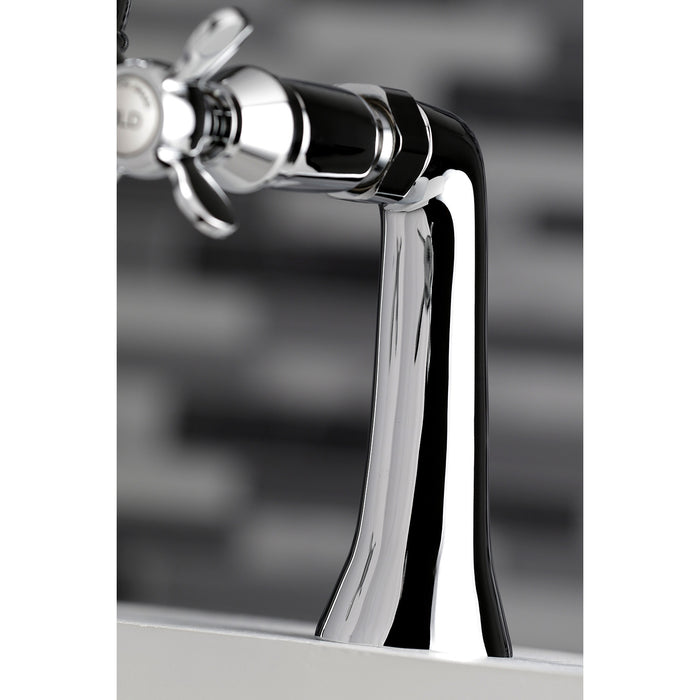 Kingston Heirloom KS3231BEX - Essex Two-Handle 2-Hole Deck-Mount Clawfoot Tub Faucet, Polished Chrome
