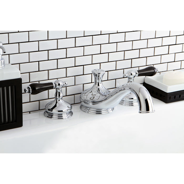 Kingston Heirloom KS3331PKL - Duchess Two-Handle 3-Hole Deck Mount Roman Tub Faucet, Polished Chrome