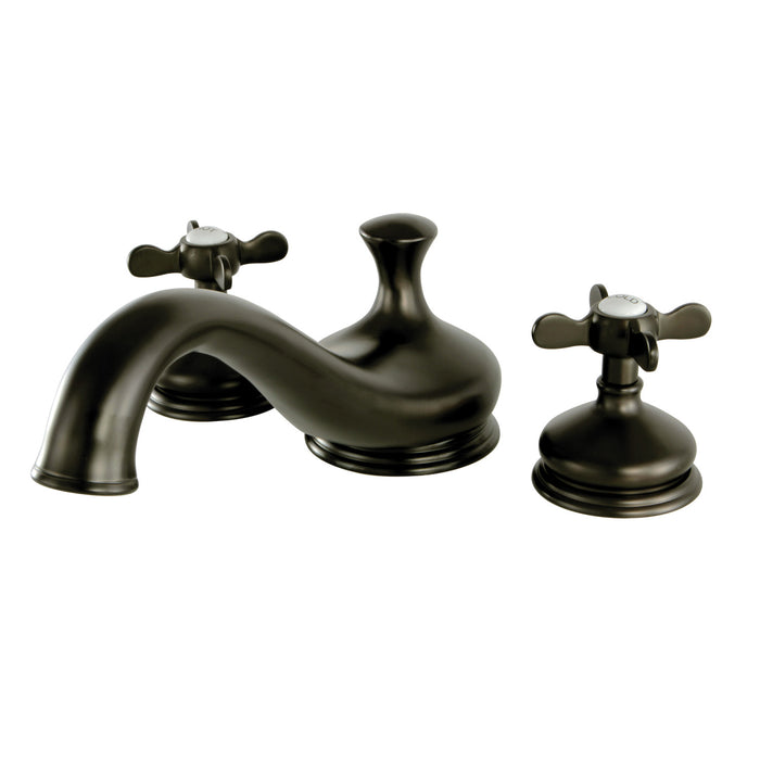 Kingston Heirloom KS3335BEX - Essex Two-Handle 3-Hole Deck Mount Roman Tub Faucet, Oil Rubbed Bronze