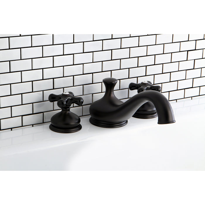 Kingston Heirloom KS3335PKX - Duchess Two-Handle 3-Hole Deck Mount Roman Tub Faucet, Oil Rubbed Bronze