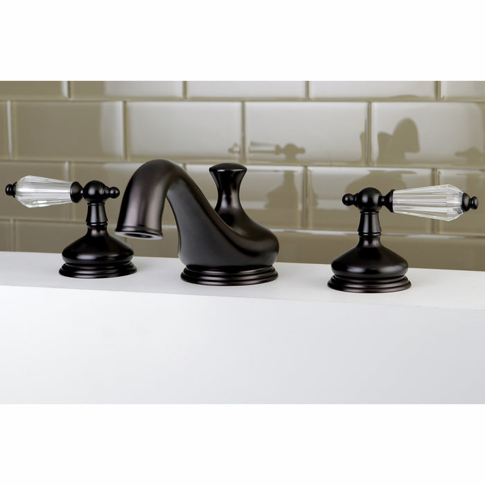 Kingston Heirloom KS3335WLL - Wilshire Two-Handle 3-Hole Deck Mount Roman Tub Faucet, Oil Rubbed Bronze