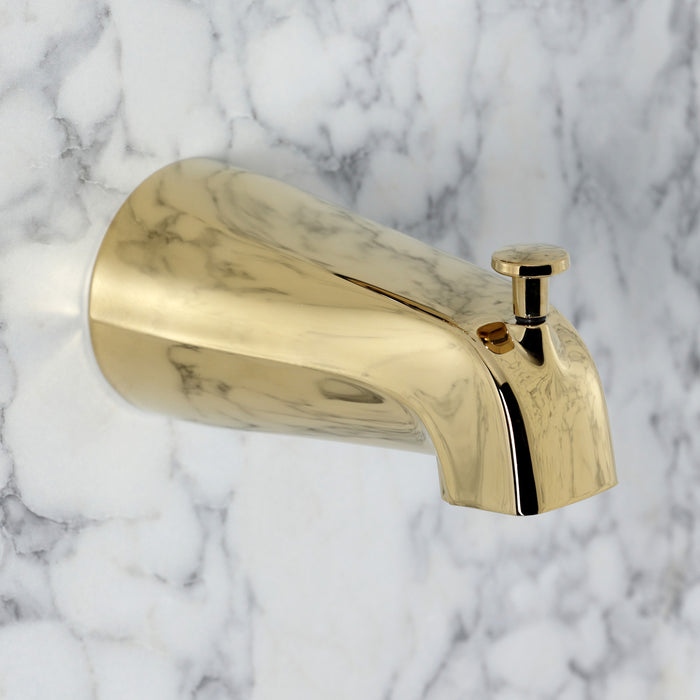 Kingston Restoration KS36320AL Double-Handle 3-Hole Thermostatic Tub and Shower Faucet with Plunger Diverter, Polished Brass