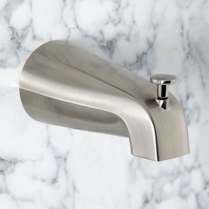 Kingston Restoration KS36380PL Double-Handle 3-Hole Thermostatic Tub and Shower Faucet with Plunger Diverter, Brushed Nickel