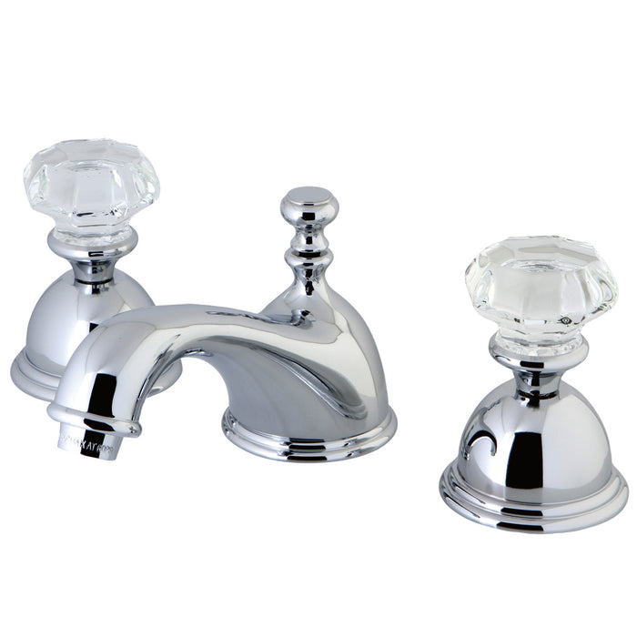 Kingston Heirloom KS3961WCL - Celebrity Two-Handle 3-Hole Deck Mount Widespread Bathroom Faucet with Brass Pop-Up, Polished Chrome