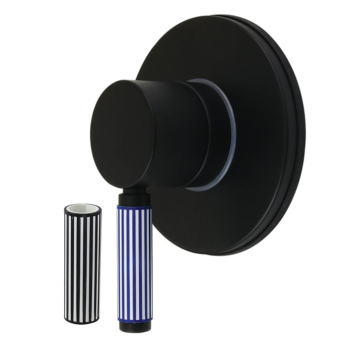 Kingston Sona KS4030KPS - Verona Single-Handle Six-Way Diverter Valve with Round Trim Kit, Matte Black