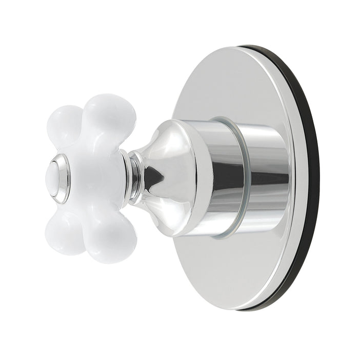 Kingston Heirloom KS4031PX - Restoration Single-Handle Six-Way Diverter Valve with Round Trim Kit, Polished Chrome
