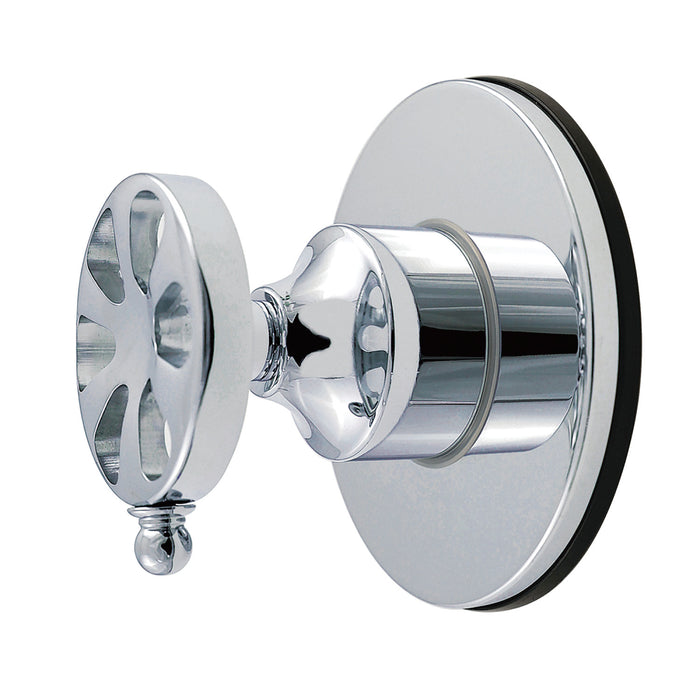 Kingston Sona KS4031RX - Belknap Single-Handle Six-Way Diverter Valve with Round Trim Kit, Polished Chrome