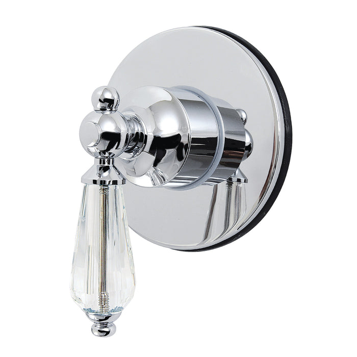 Kingston Heirloom KS4031WLL - Willshire Single-Handle Six-Way Diverter Valve with Round Trim Kit, Polished Chrome