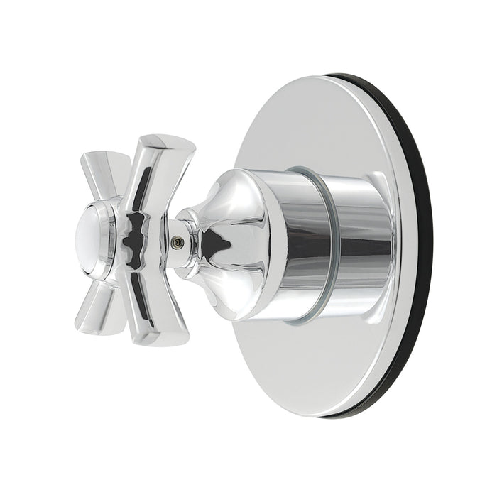 Kingston Tulare KS4031ZX - Millennium Single-Handle Six-Way Diverter Valve with Round Trim Kit, Polished Chrome
