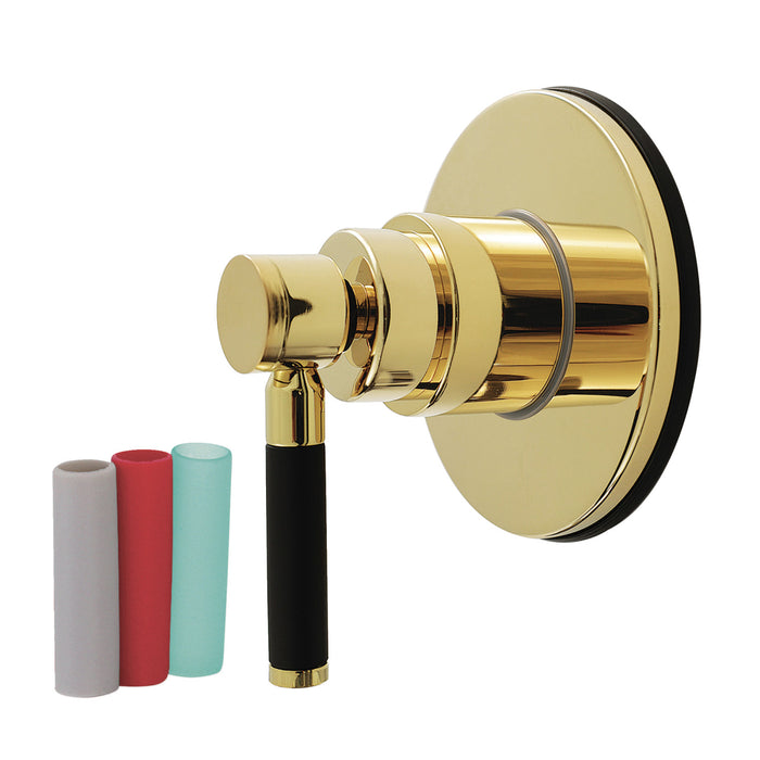 Kingston Sona KS4032DKL - Kaiser Single-Handle Six-Way Diverter Valve with Round Trim Kit, Polished Brass