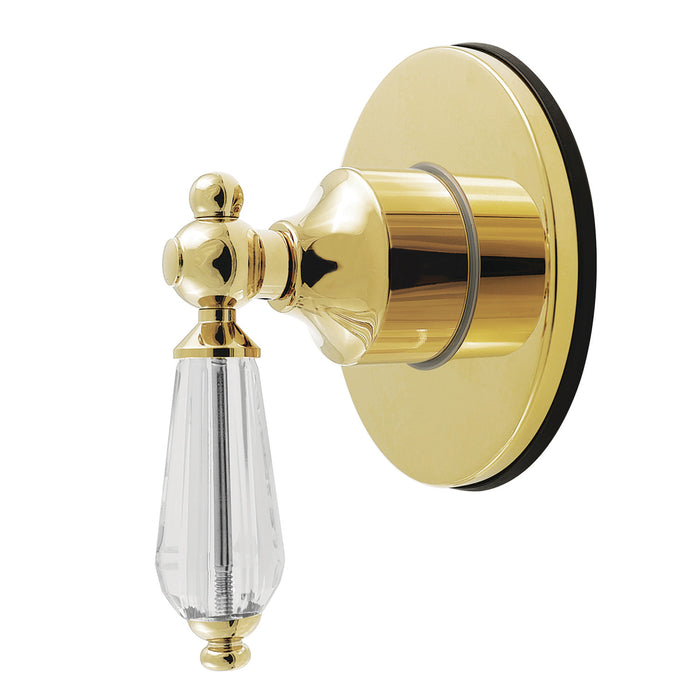 Kingston Heirloom KS4032WLL - Willshire Single-Handle Six-Way Diverter Valve with Round Trim Kit, Polished Brass