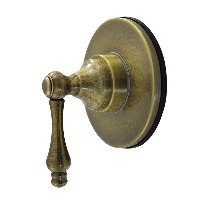 Kingston Heirloom KS4033AL - Restoration Single-Handle Six-Way Diverter Valve with Round Trim Kit, Antique Brass