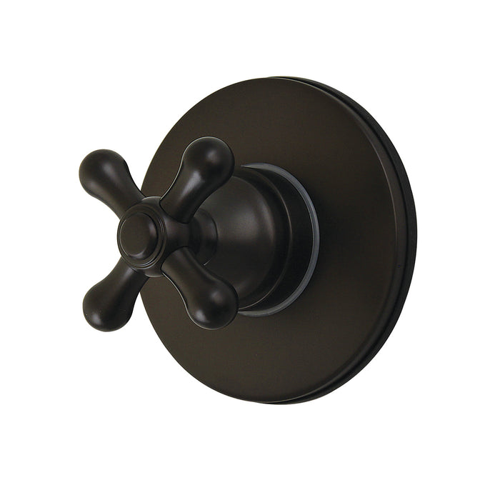Kingston Heirloom KS4035AX - Restoration Single-Handle Six-Way Diverter Valve with Round Trim Kit, Oil Rubbed Bronze