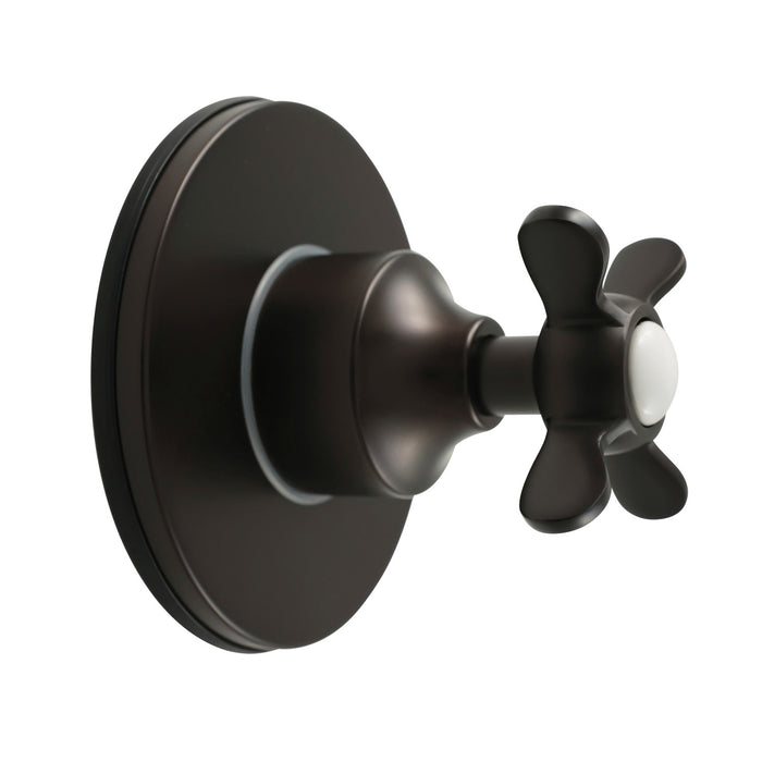 Kingston Tulare KS4035BEX - Essex Single-Handle Six-Way Diverter Valve with Round Trim Kit, Oil Rubbed Bronze