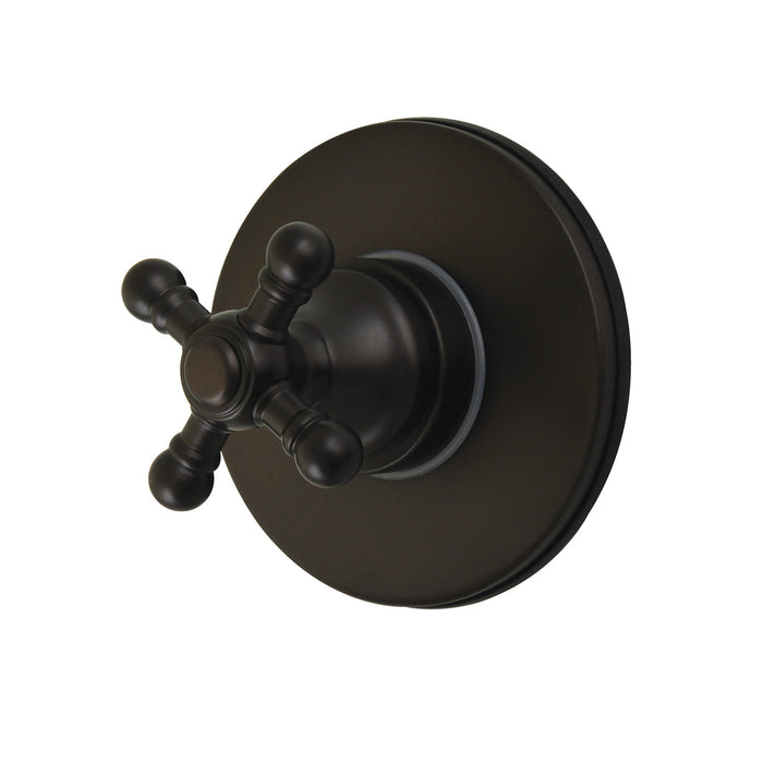 Kingston Heirloom KS4035BX - Metropolitan Single-Handle Six-Way Diverter Valve with Round Trim Kit, Oil Rubbed Bronze