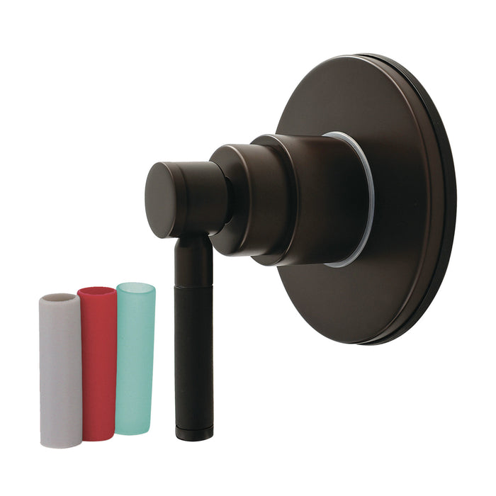 Kingston Sona KS4035DKL - Kaiser Single-Handle Six-Way Diverter Valve with Round Trim Kit, Oil Rubbed Bronze