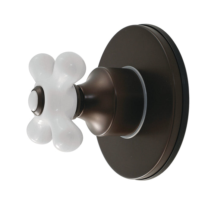 Kingston Heirloom KS4035PX - Restoration Single-Handle Six-Way Diverter Valve with Round Trim Kit, Oil Rubbed Bronze