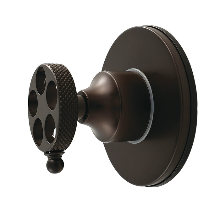 Kingston Sona KS4035RKX - Webb Single-Handle Six-Way Diverter Valve with Knurled Handle and Round Trim Kit, Oil Rubbed Bronze
