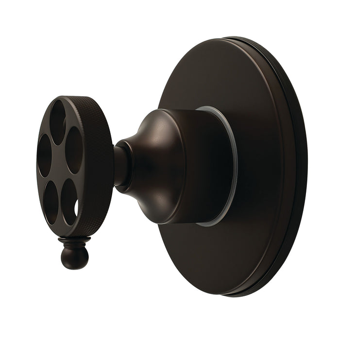 Kingston Sona KS4035RKZ - Wendell Single-Handle Six-Way Diverter Valve with Knurled Handle and Round Trim Kit, Oil Rubbed Bronze