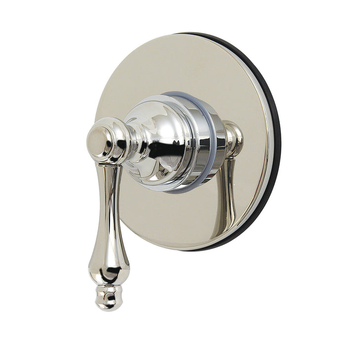 Kingston Heirloom KS4036AL - Restoration Single-Handle Six-Way Diverter Valve with Round Trim Kit, Polished Nickel