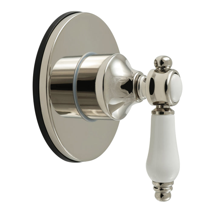 Kingston Heirloom KS4036BPL - Bel-Air Single-Handle Six-Way Diverter Valve with Round Trim Kit, Polished Nickel