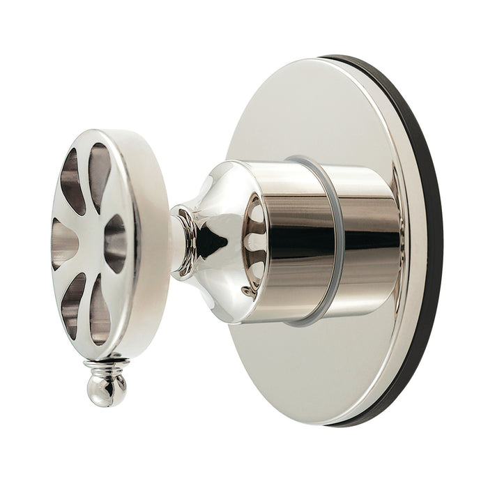 Kingston Sona KS4036RX - Belknap Single-Handle Six-Way Diverter Valve with Round Trim Kit, Polished Nickel
