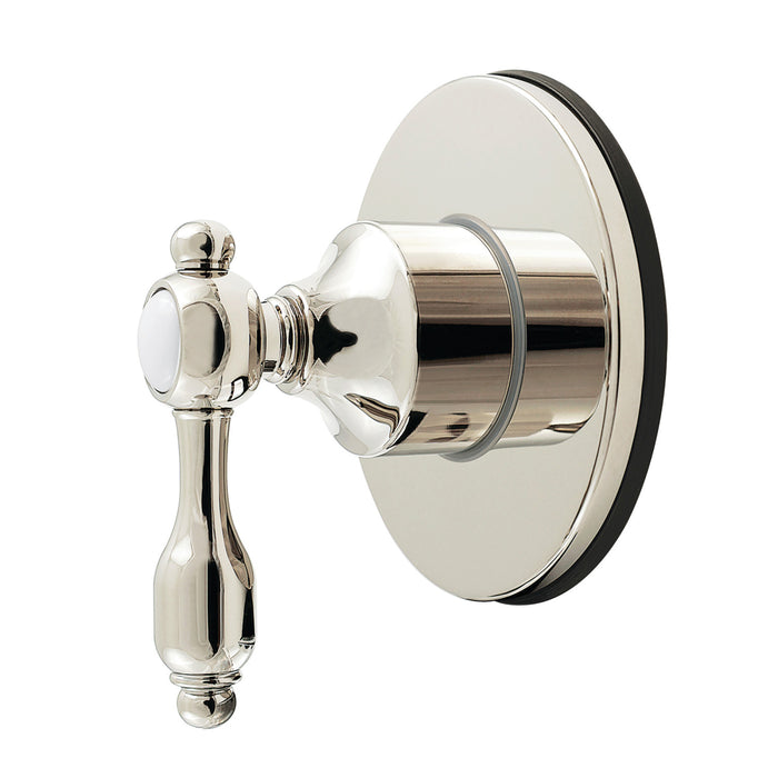 Kingston Heirloom KS4036TAL - Tudor Single-Handle Six-Way Diverter Valve with Round Trim Kit, Polished Nickel