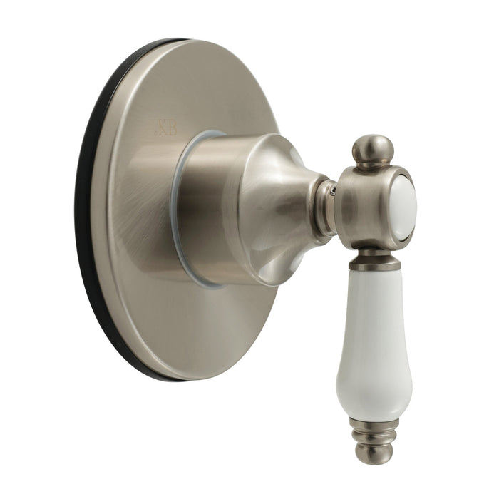 Kingston Heirloom KS4038BPL - Bel-Air Single-Handle Six-Way Diverter Valve with Round Trim Kit, Brushed Nickel