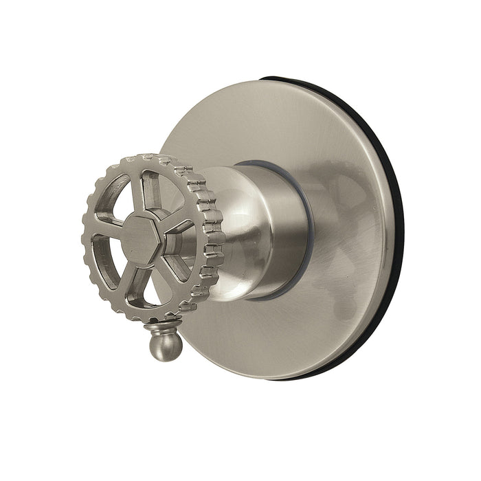 Kingston Sona KS4038CG - Fuller Single-Handle Six-Way Diverter Valve with Round Trim Kit, Brushed Nickel