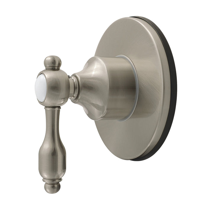 Kingston Heirloom KS4038TAL - Tudor Single-Handle Six-Way Diverter Valve with Round Trim Kit, Brushed Nickel